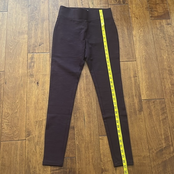 Matty M High Rise Pinte Leggings Dark Wine Size XS New With Tag - Picture 4 of 10